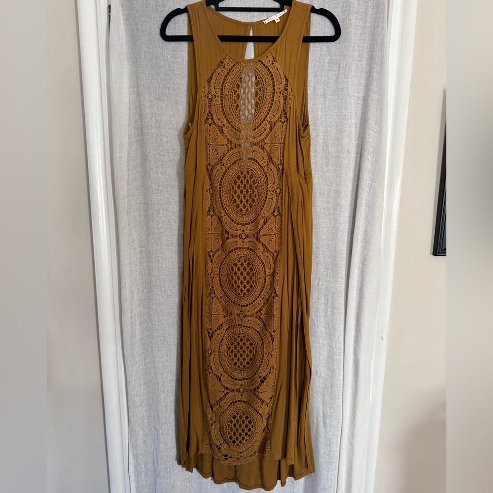 Willow & Clay Mustard Sleeveless Shirt Dress. Size S. EXCELLENT condition.